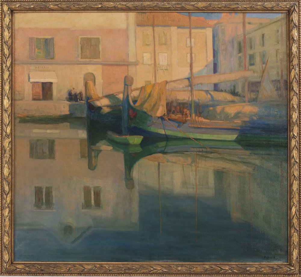 romano rossini: Il porto di Muggia 